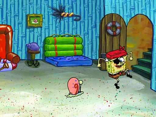 033b | Gary Takes a Bath | SpongeBob Captures